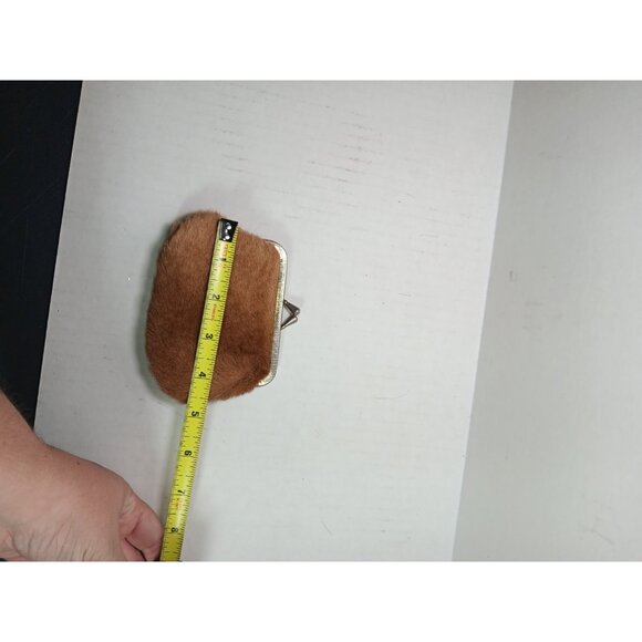 Vintage Genuine Kangaroo Fur Leather Made In Melbourne Small Wallet Coin Purse - Picture 6 of 7